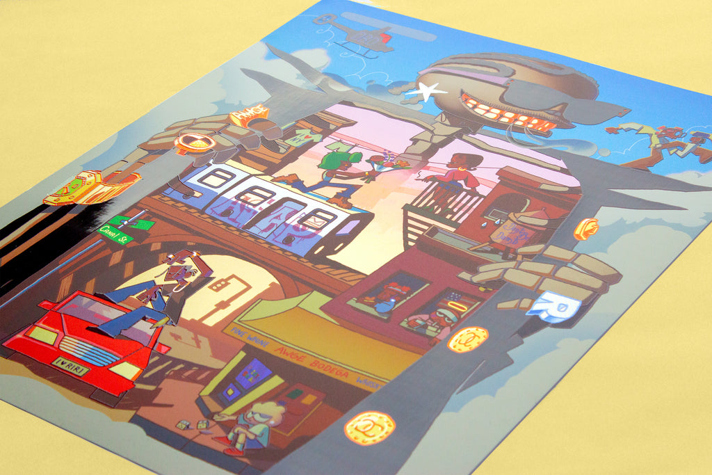 Limited Fine Art Print: "A$AP SKELLINGTON"