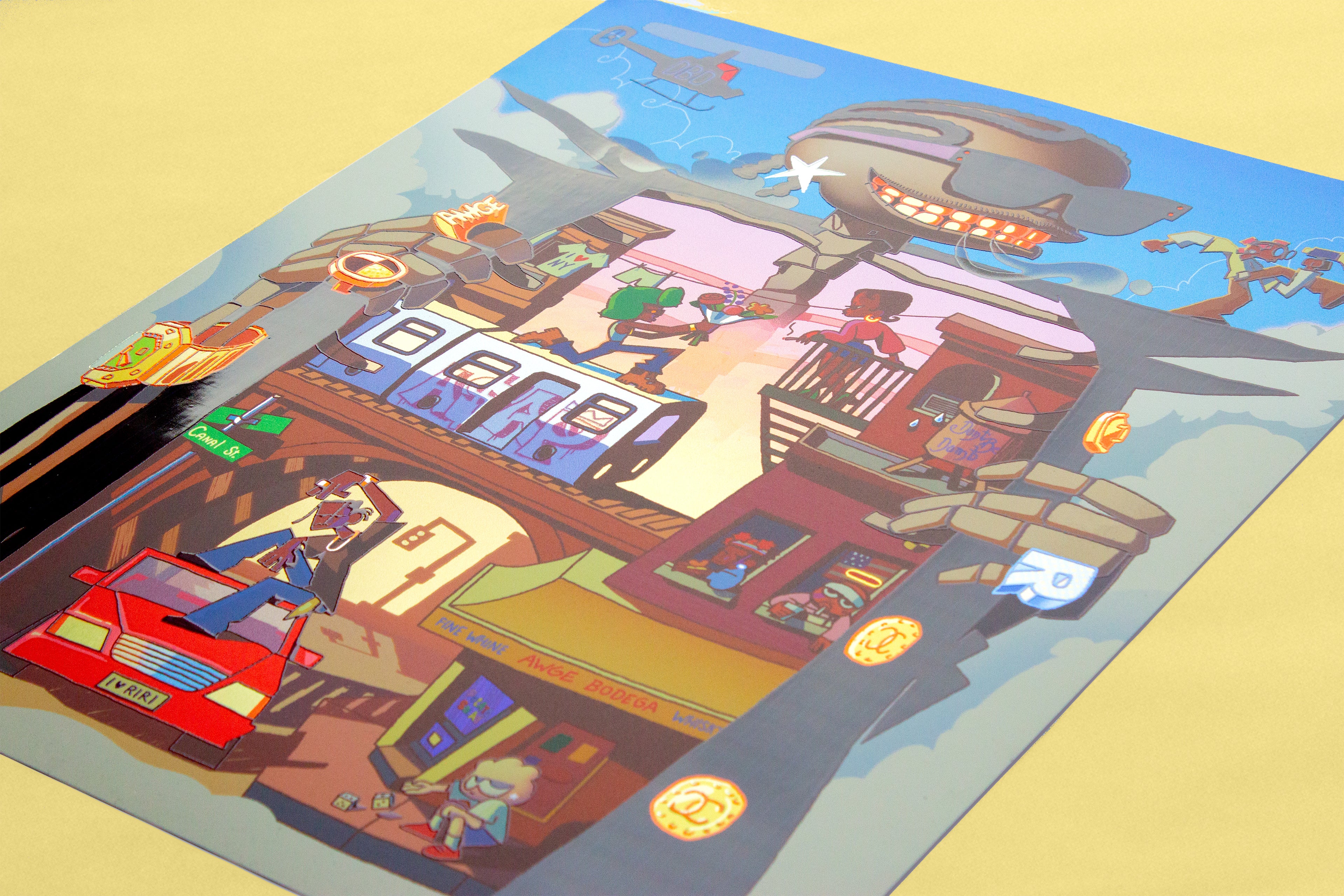 Limited Fine Art Print: "A$AP SKELLINGTON"