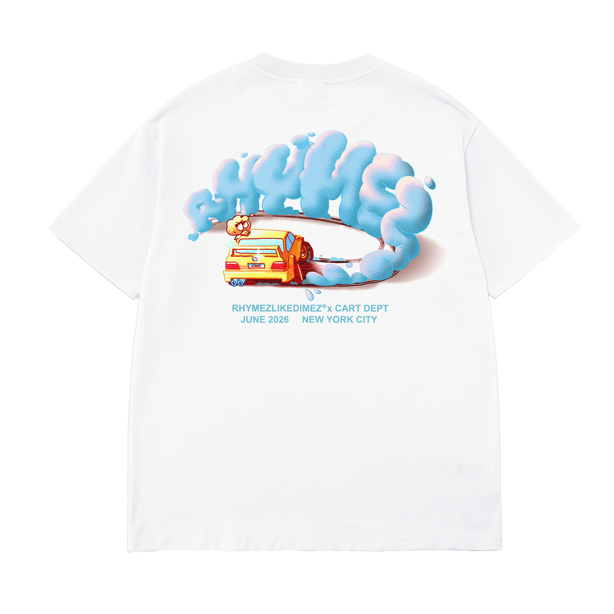 RHYM☆ RHYM3Z TEE (White) – rhymezlikedimez